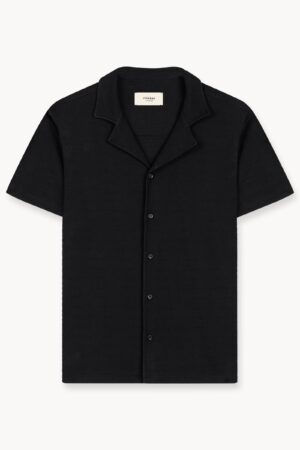 Bouclé Shirt (Black)