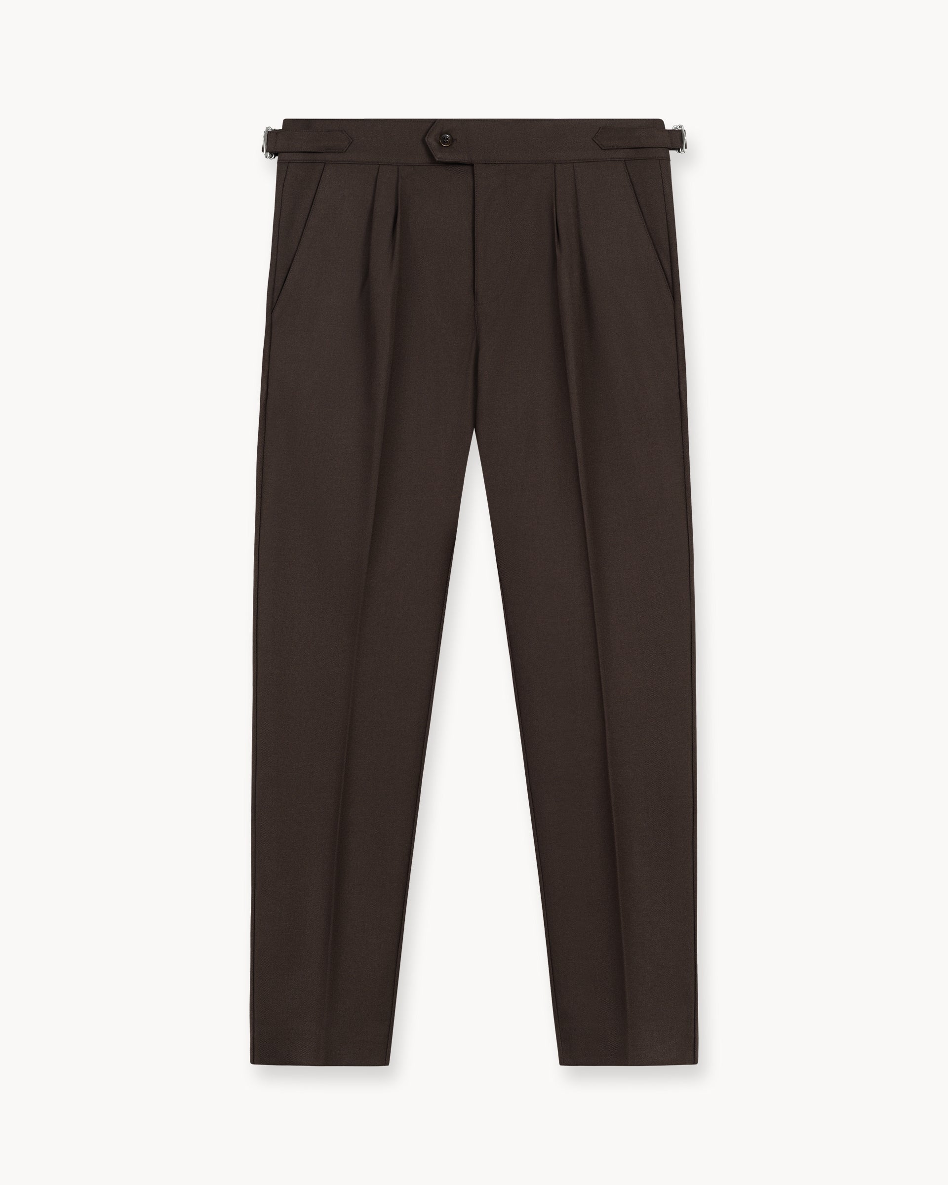 Buckle Pants (Brown)