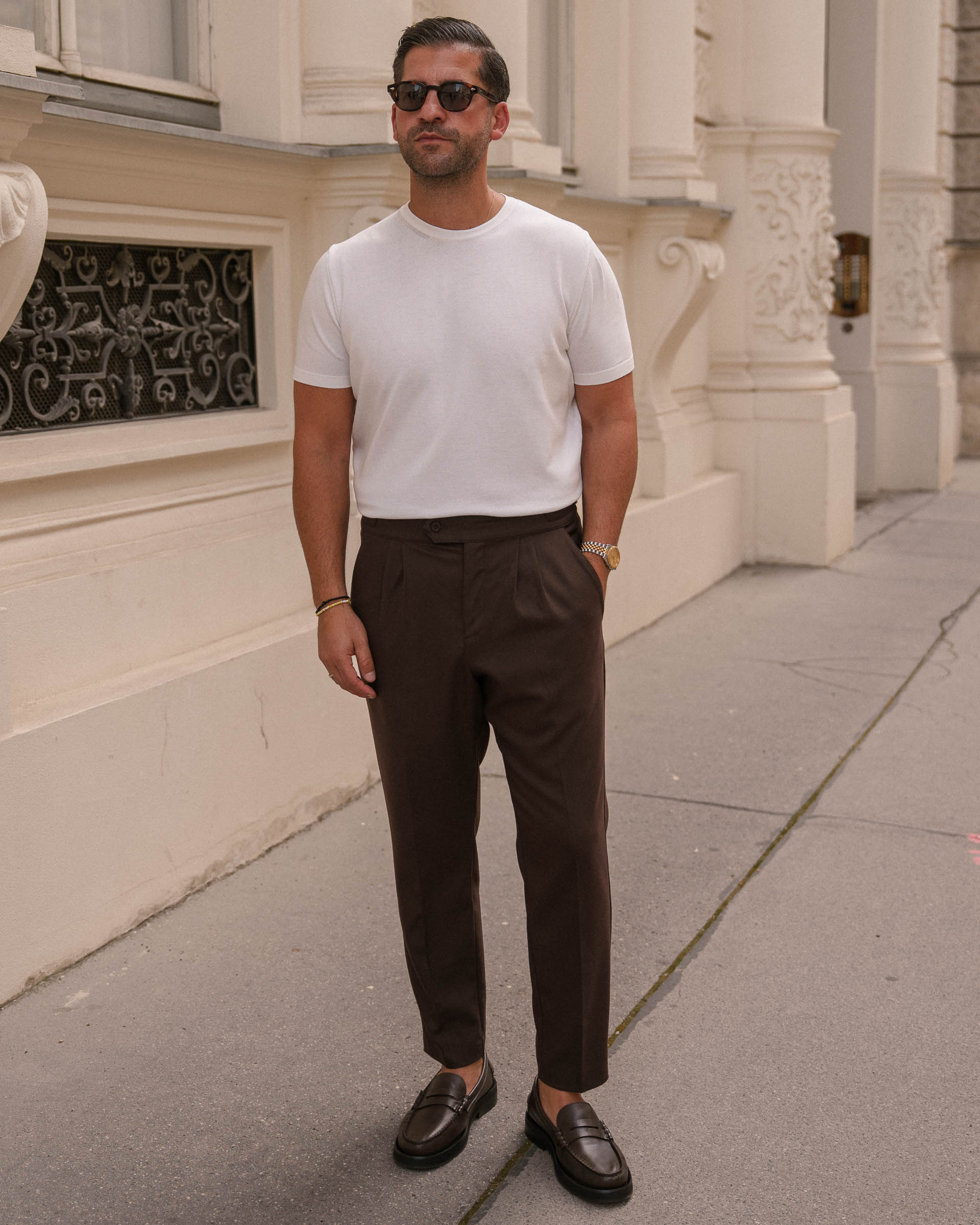 Buckle Pants (Brown) - Image 4