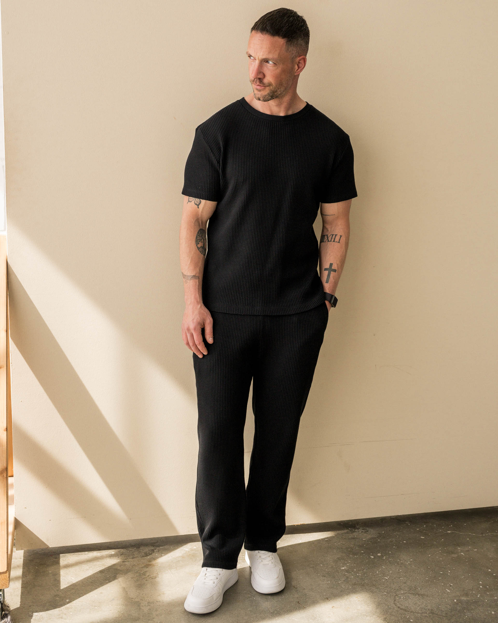 Waffle Pants (Black) - Image 2