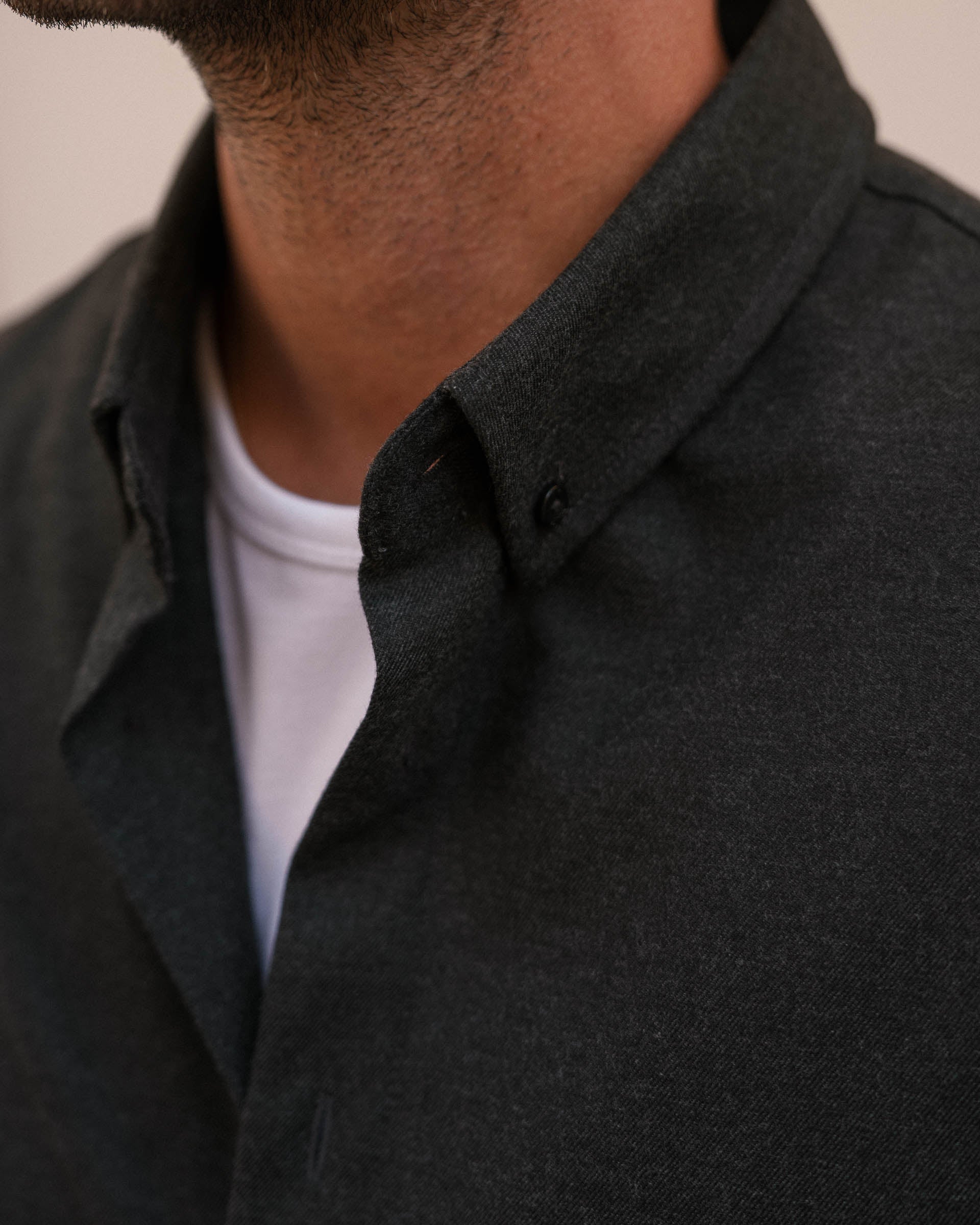 Flannel Shirt (Dark Grey) - Image 7
