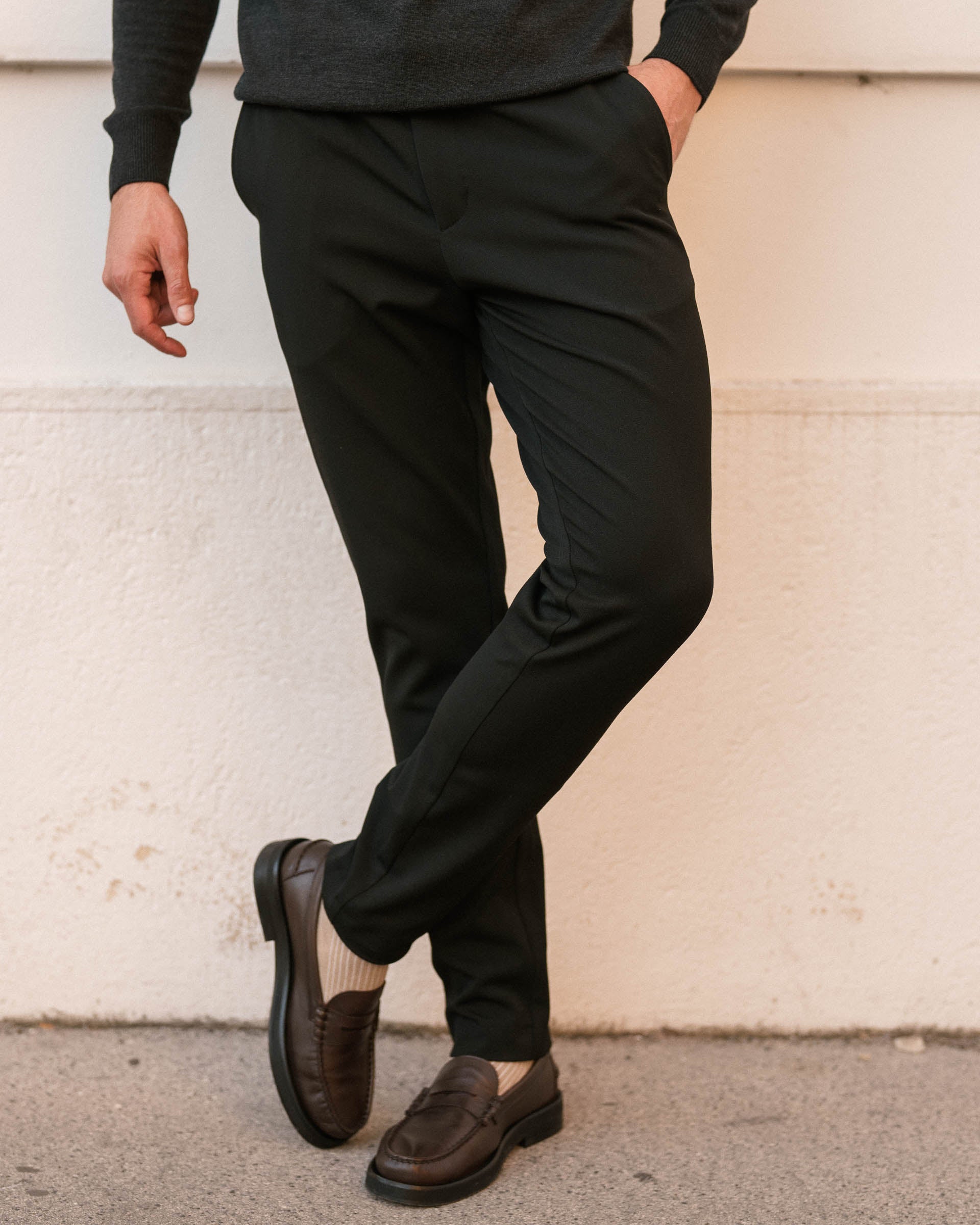 Suit Pants Slim Fit (Black) - Image 3