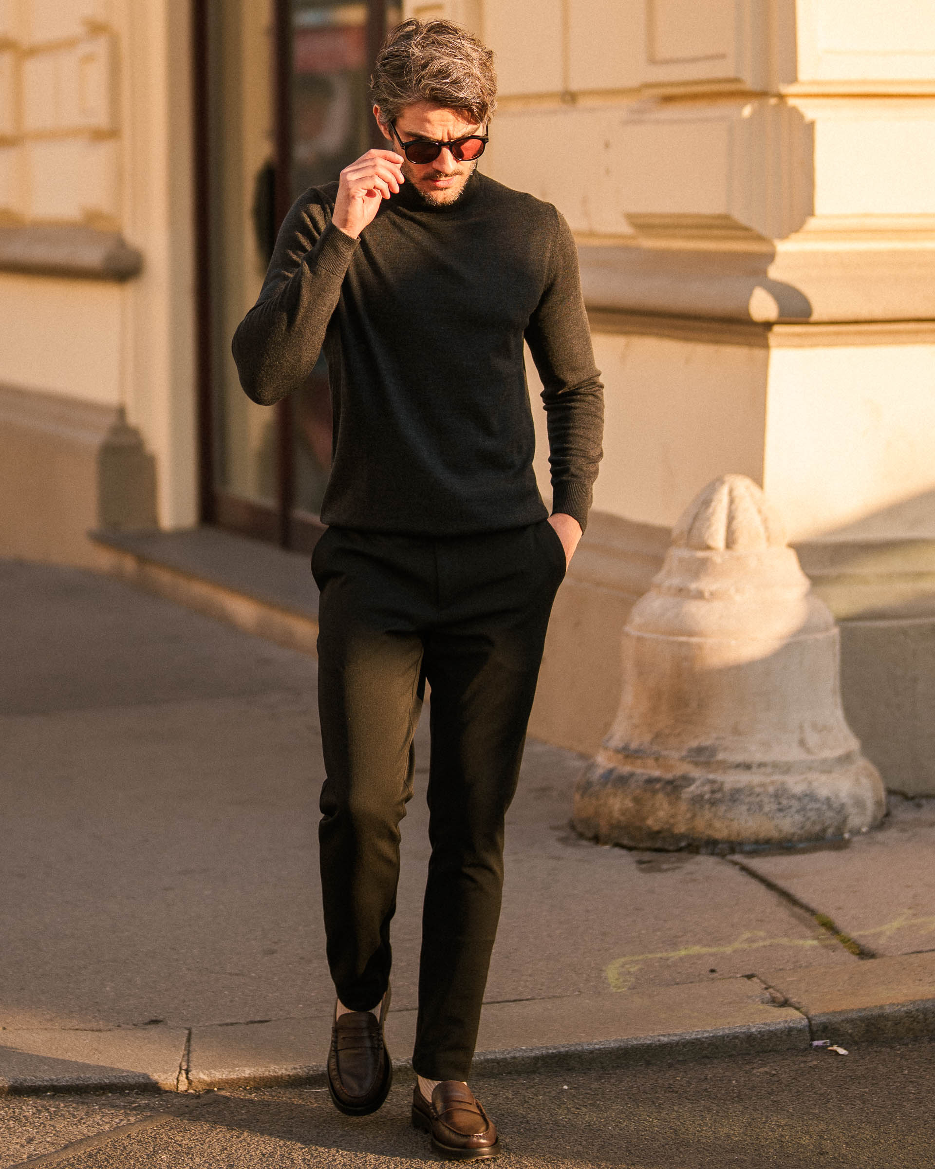 Suit Pants Slim Fit (Black) - Image 5