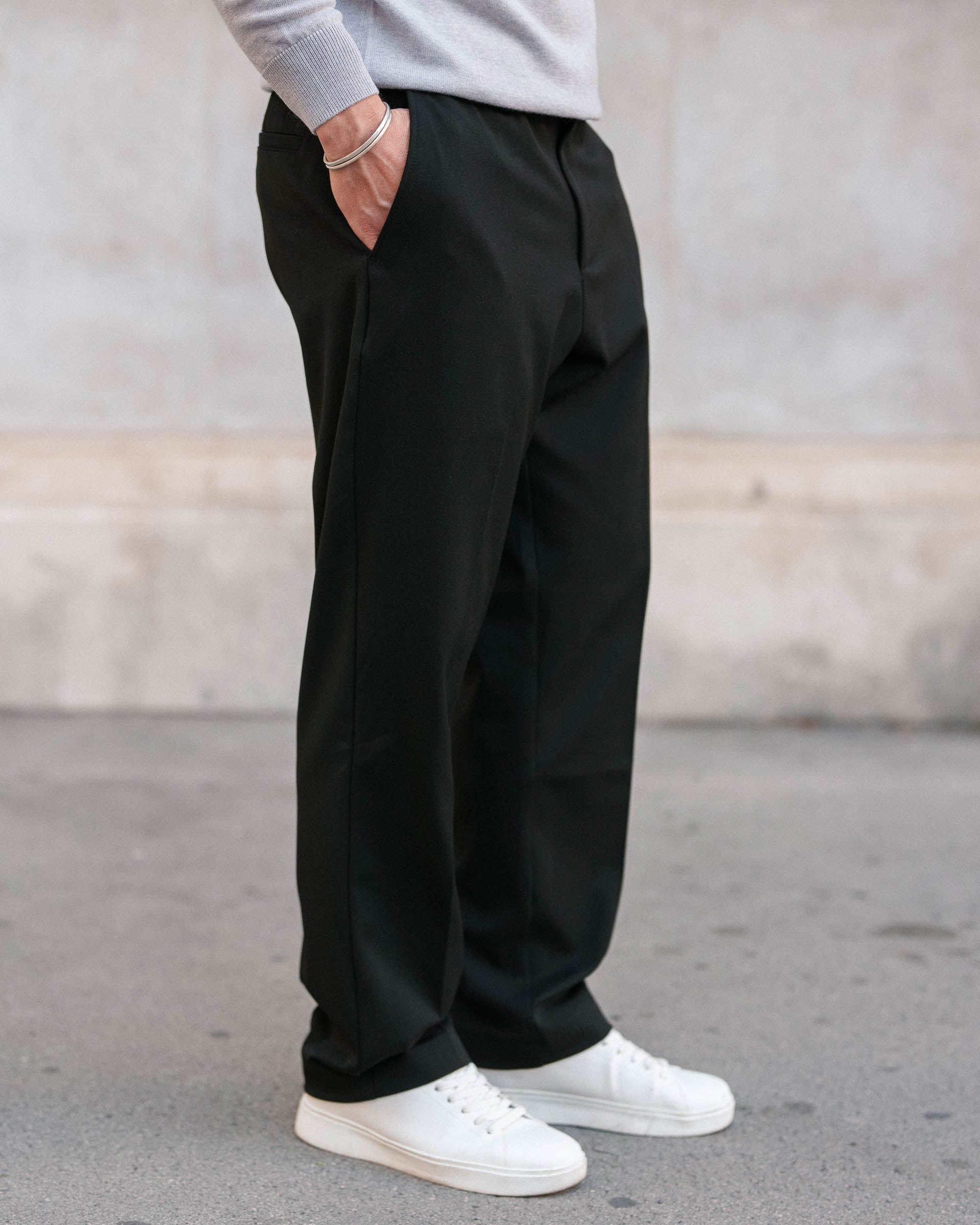 Suit Pants Regular Fit (Black) - Image 3