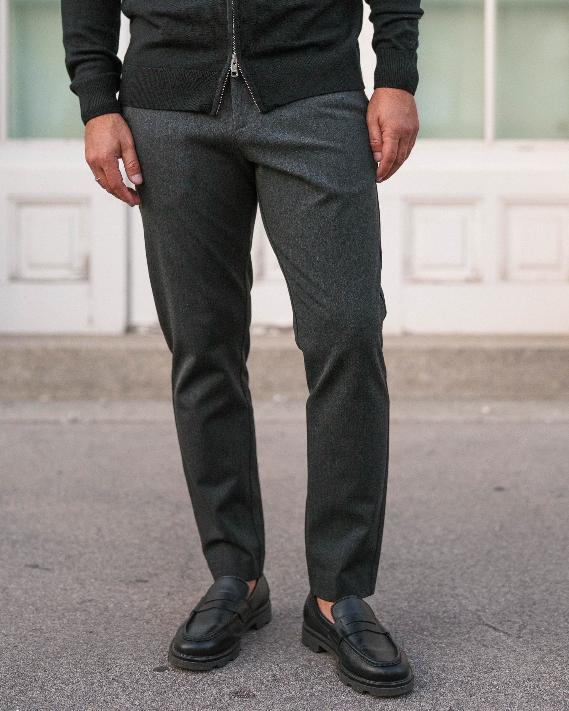 Suit Pants Slim Fit (Dark Grey) - Image 2