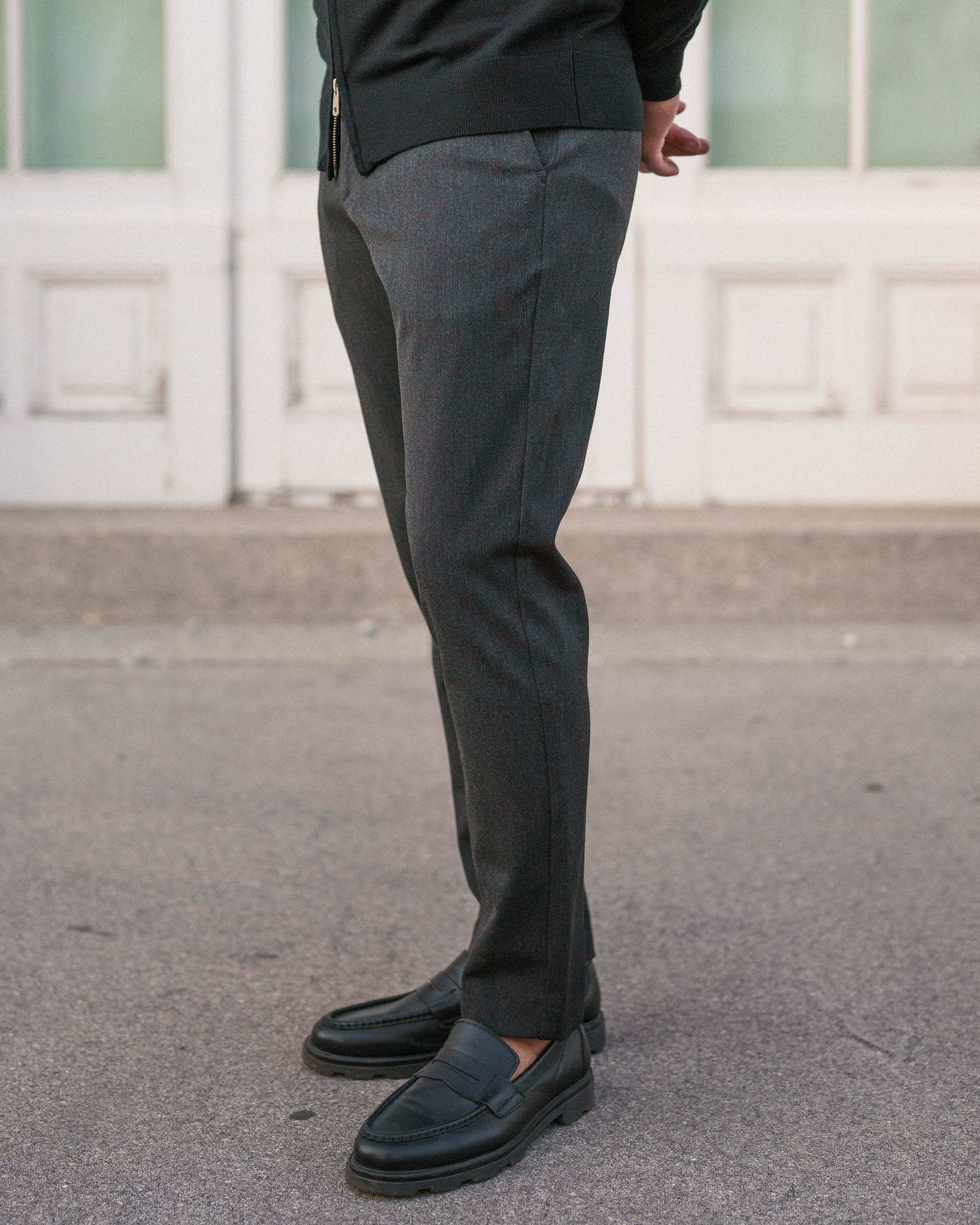 Suit Pants Slim Fit (Dark Grey) - Image 3