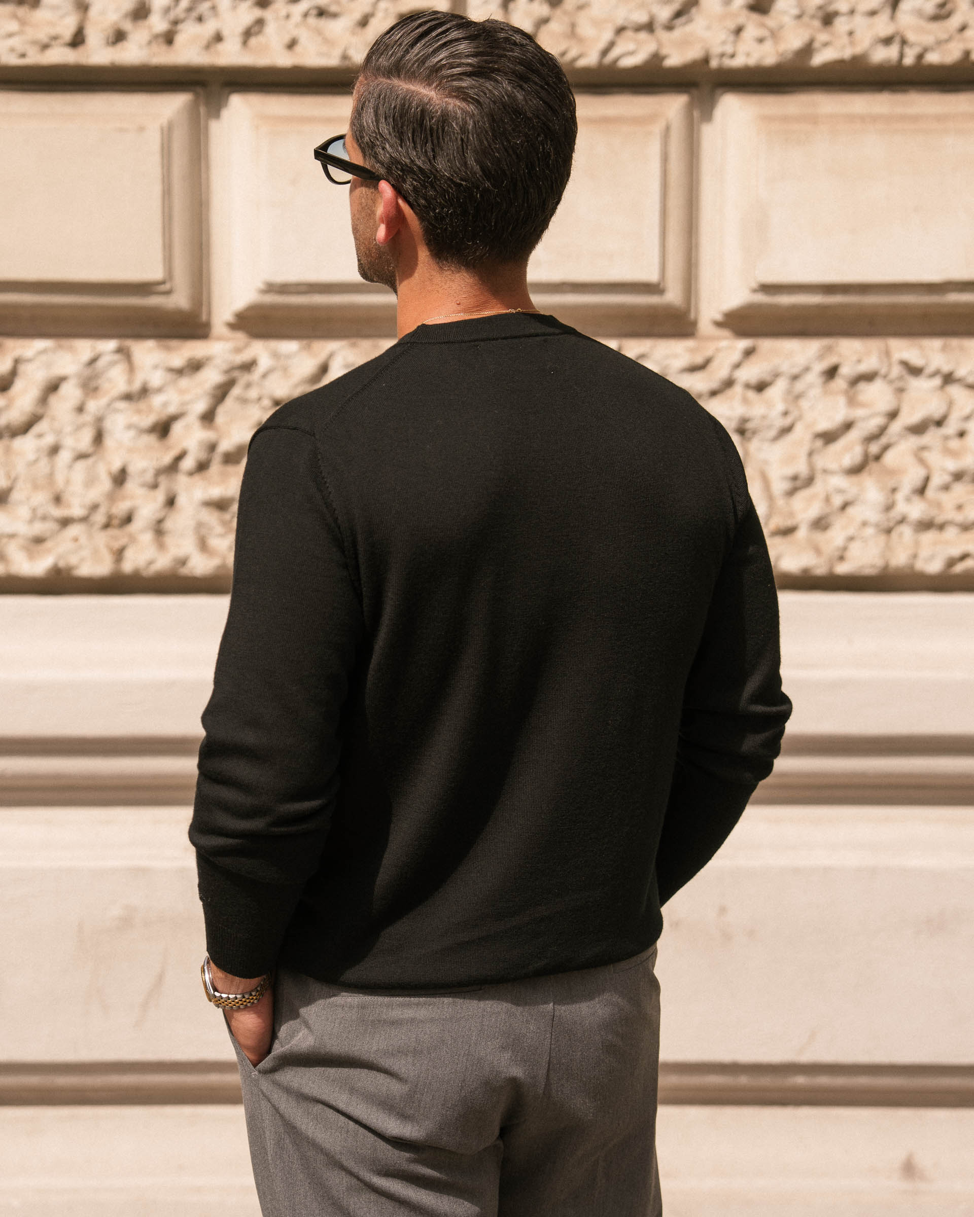 Merino Crewneck (Black) - Image 4