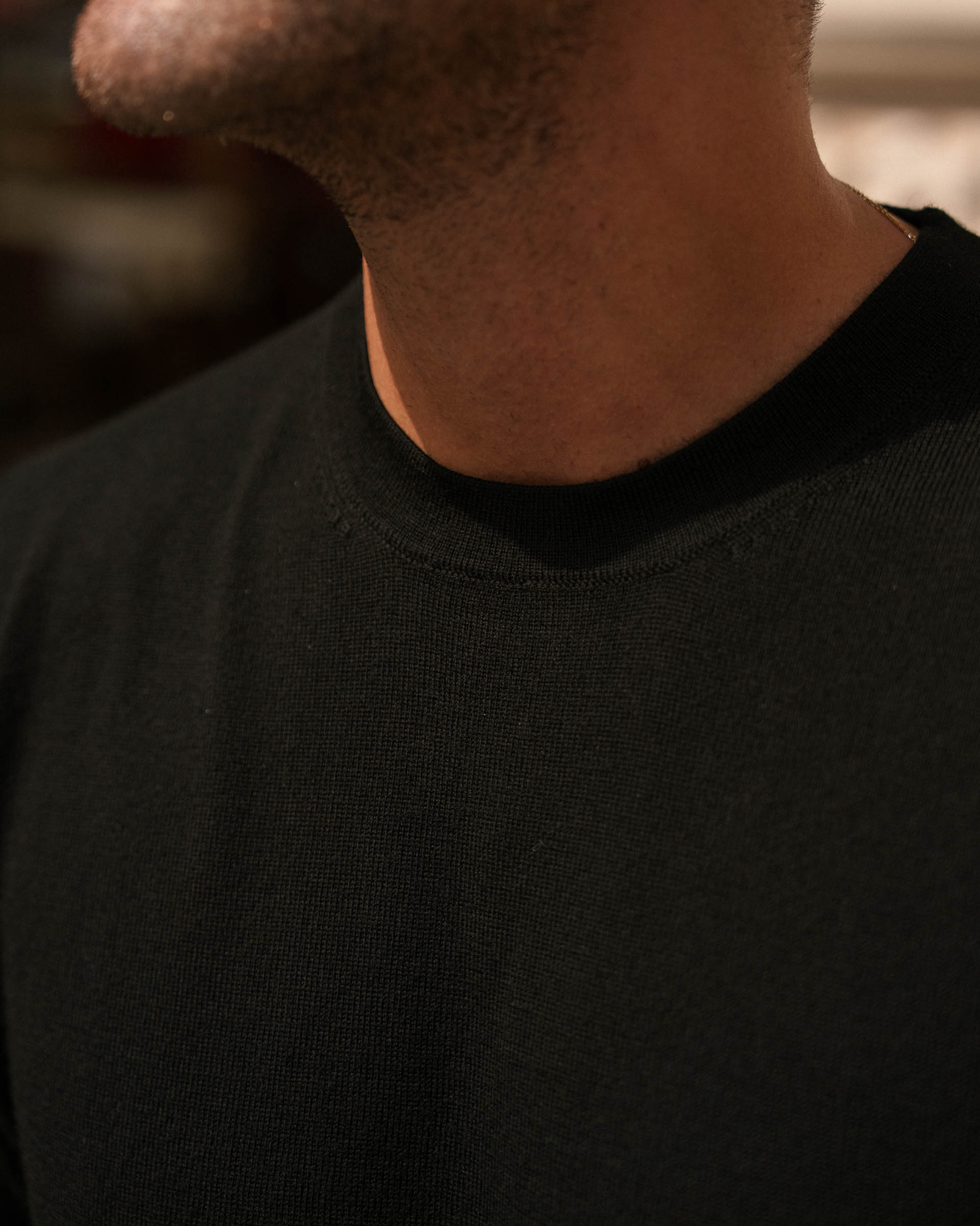 Merino Crewneck (Black) - Image 6