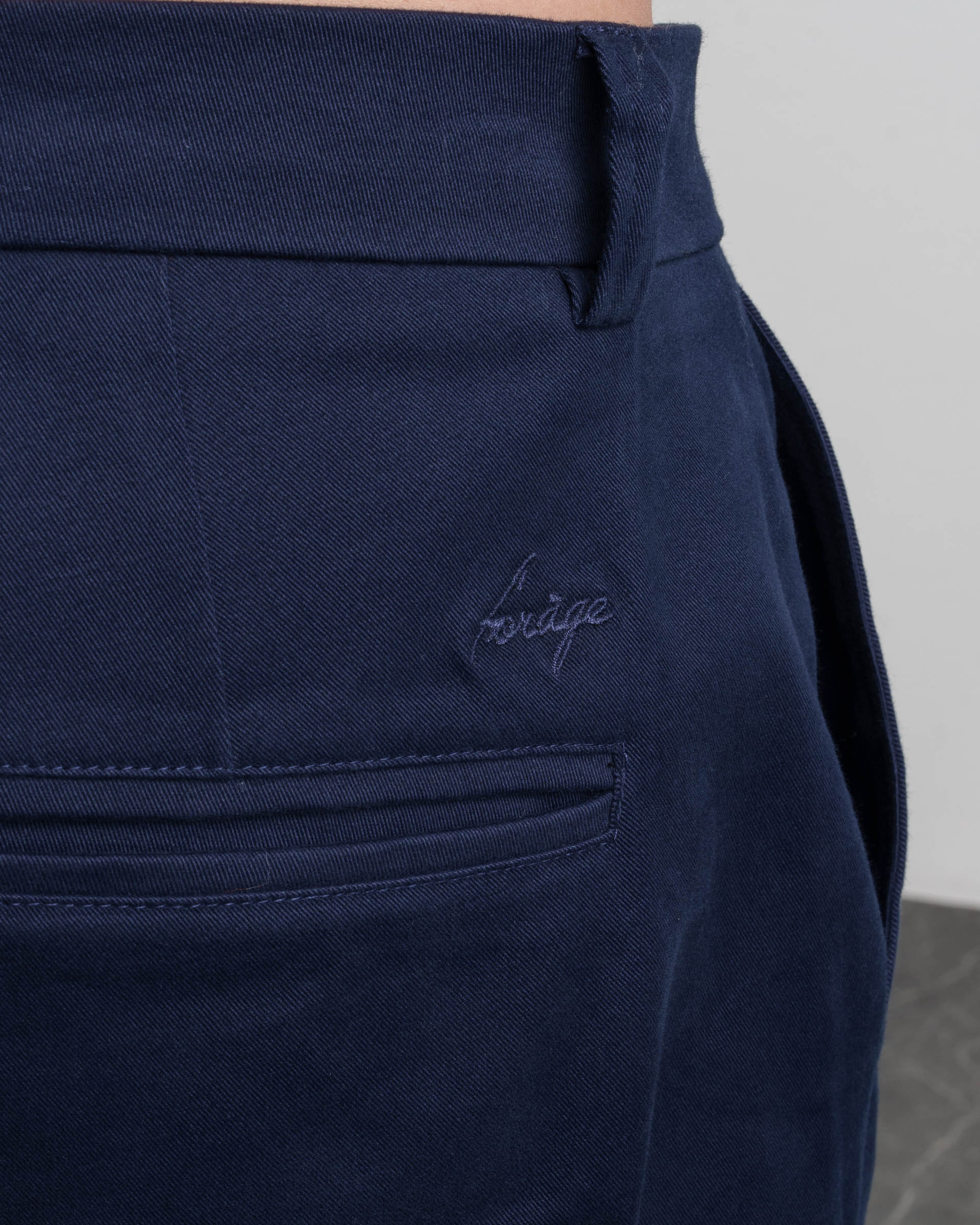 Slim Fit Chino Pants (Navy) - Image 7