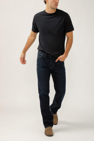 Silver Grayson Classic Fit Straight Leg Jeans