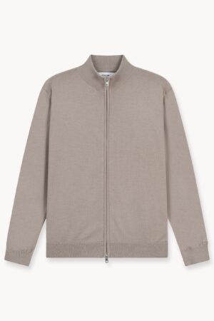 Merino Cardigan (Taupe)