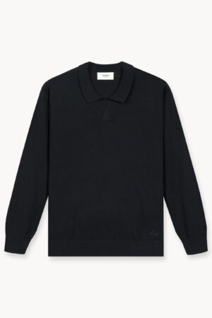 Merino Polo (Black)