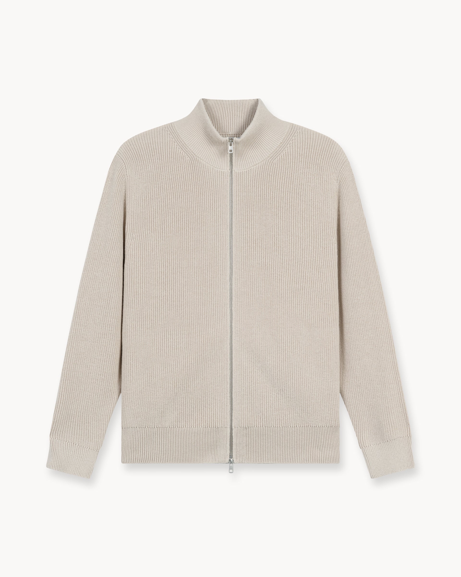Rib Knit Cardigan (Sand)