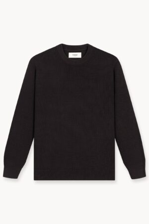 Rib Knit Sweater (Brown)