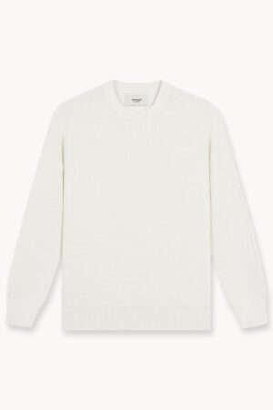 Rib Knit Sweater (Off-white)