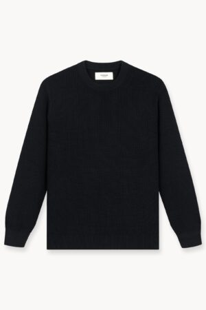 Rib Knit Sweater (Black)