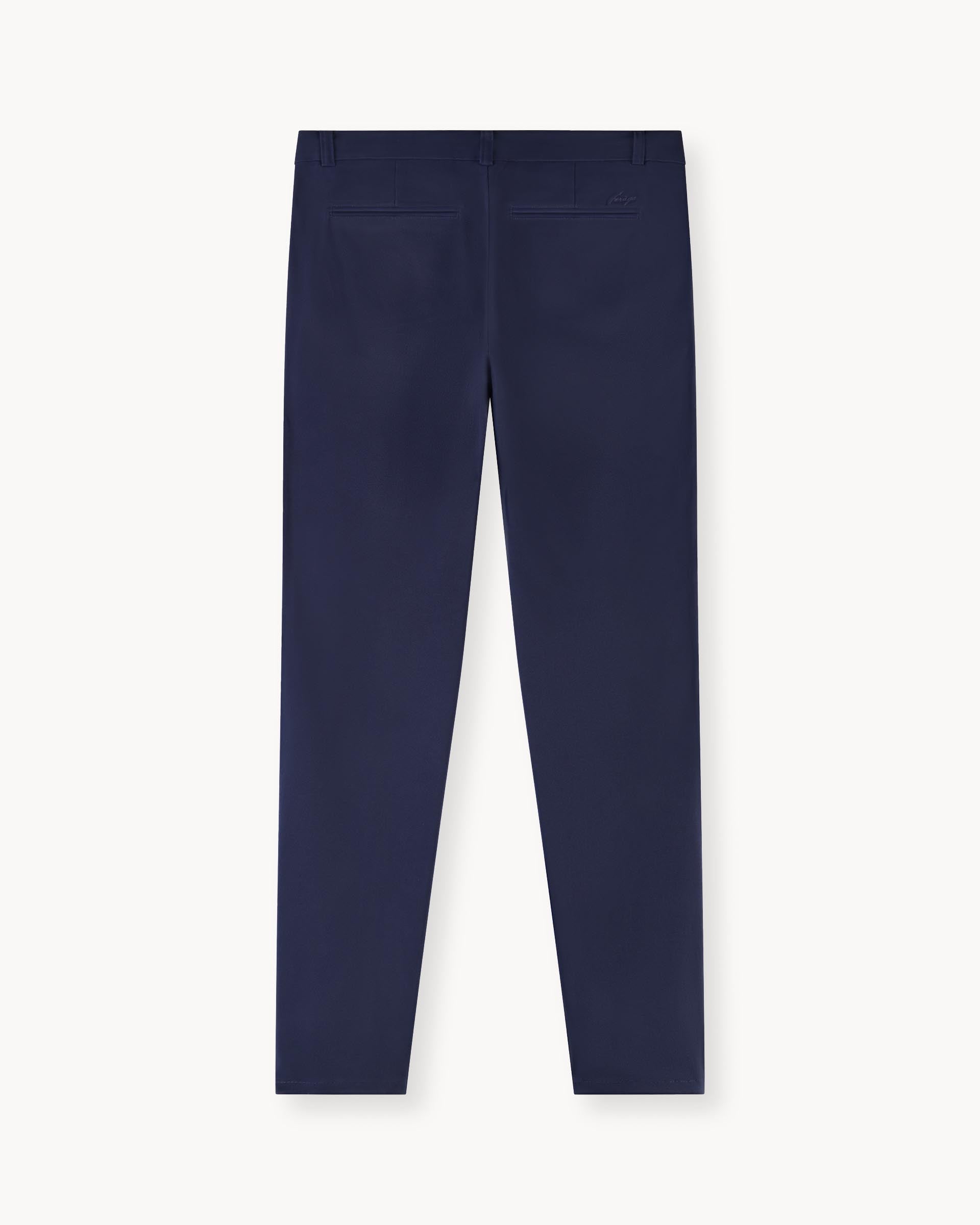 Slim Fit Chino Pants (Navy) - Image 8