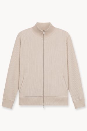Waffle Cardigan (Sand)