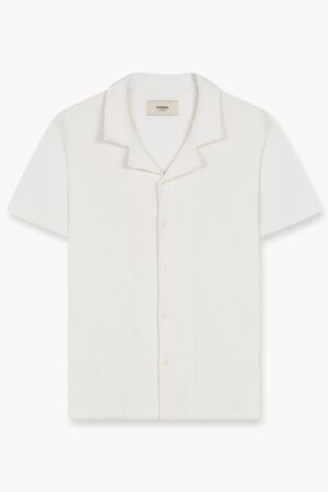Waffle Short Sleeve Shirt (off-white)