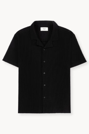 Waffle Short Sleeve Shirt (black)